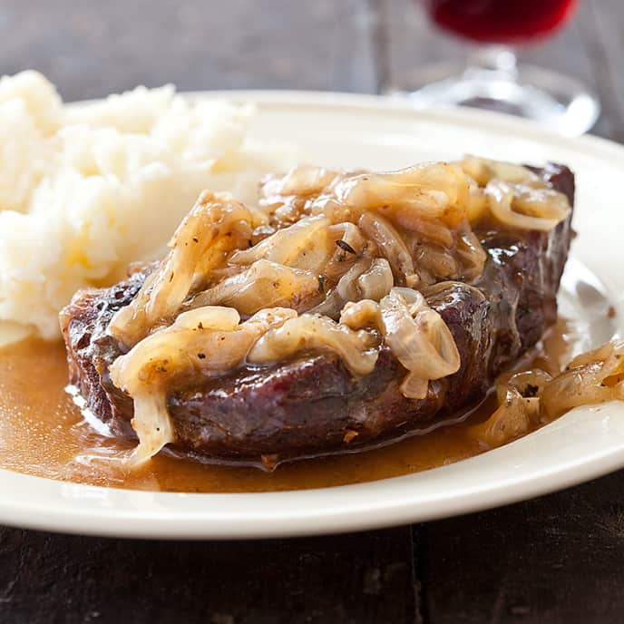 Slow-Cooker Smothered Steak