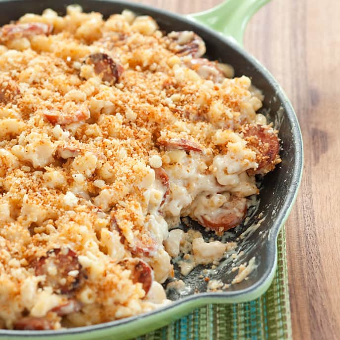 Skillet Kielbasa Macaroni and Cheese America's Test Kitchen Recipe