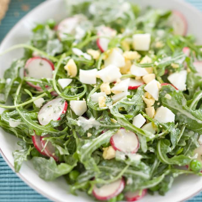 Arugula, Radish, Mint, and Pea Salad Cook's Country Recipe