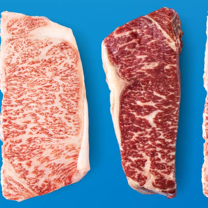 2 Wagyu Strip Steak 16 oz each