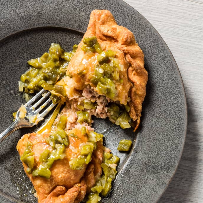 Bean and Cheese Sopaipillas with Green Chile Sauce Cook's Country Recipe