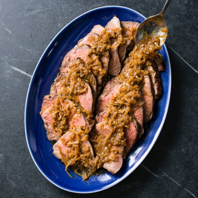 Beef en Cocotte with Caramelized Onions