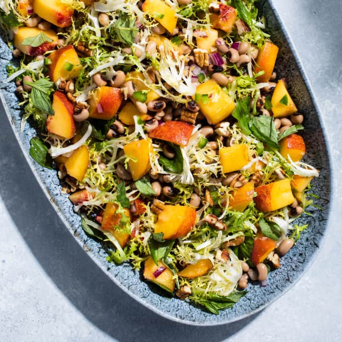 BlackEyed Pea Salad with Peaches and Pecans America's Test Kitchen