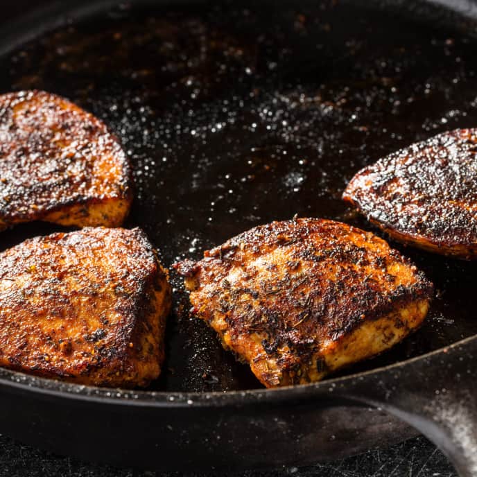 Blackened Chicken for Two Cook's Illustrated Recipe
