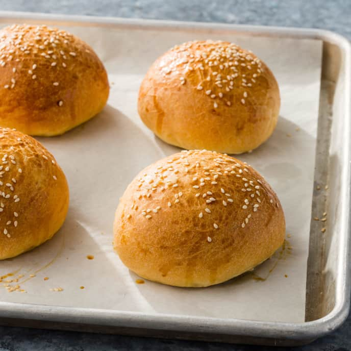 Brioche Hamburger Buns