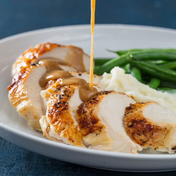 Broiled Chicken with Gravy America's Test Kitchen Recipe