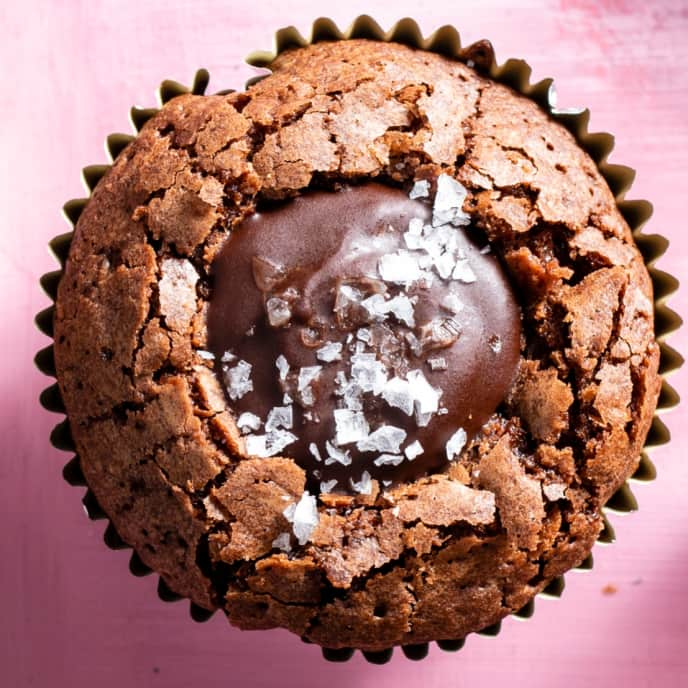 Chocolate Ganache-Filled Brownies