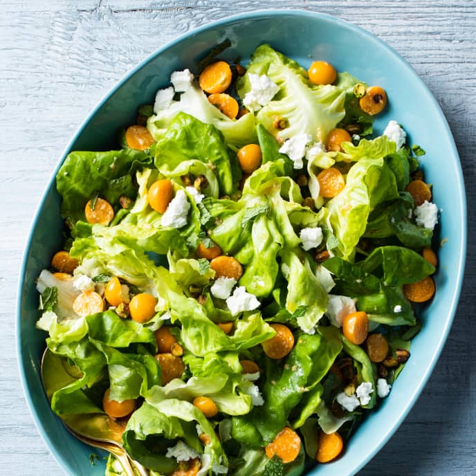 Cape Gooseberry Salad with Ginger-Lime Dressing