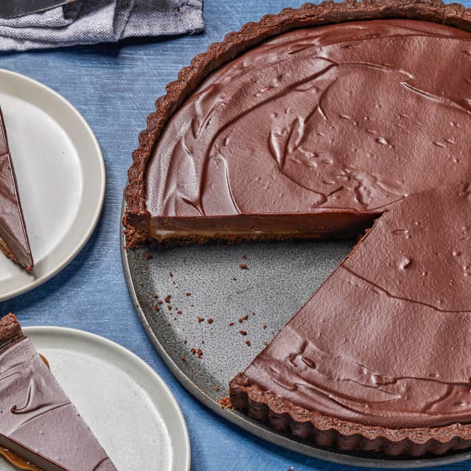 Caramel Chocolate Truffle Tart