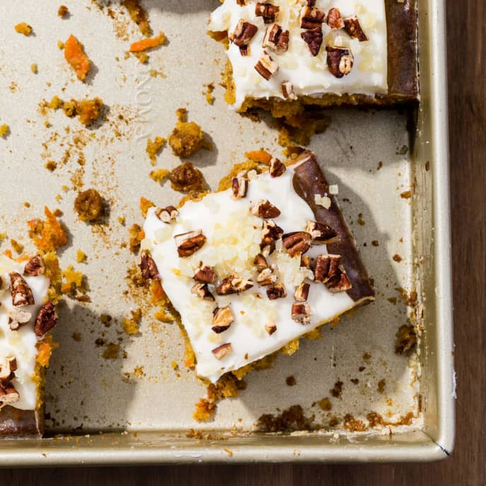 CarrotGinger Snack Cake with Cardamom America's Test Kitchen Recipe