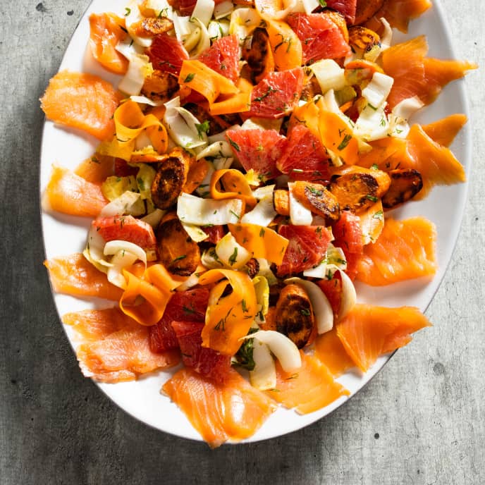 Carrot and Smoked Salmon Salad America's Test Kitchen Recipe