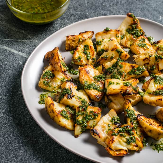 Roasted Celery Root with Chimichurri America's Test Kitchen Recipe