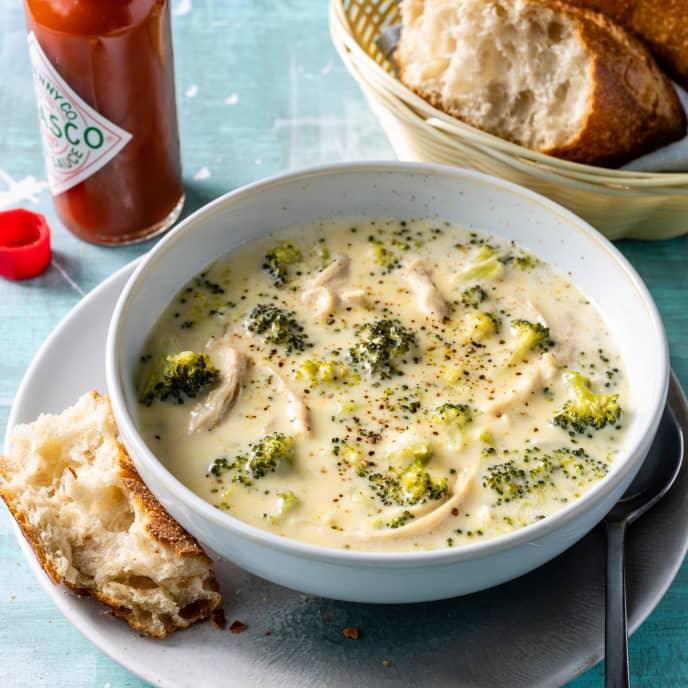 Cheesy Chicken and Broccoli Soup