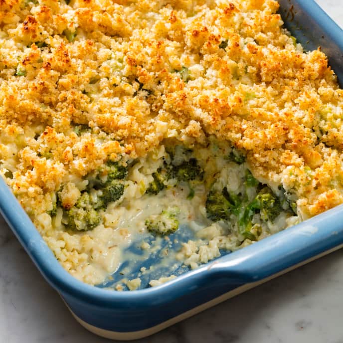Cheesy Broccoli and Rice Casserole America's Test Kitchen Recipe