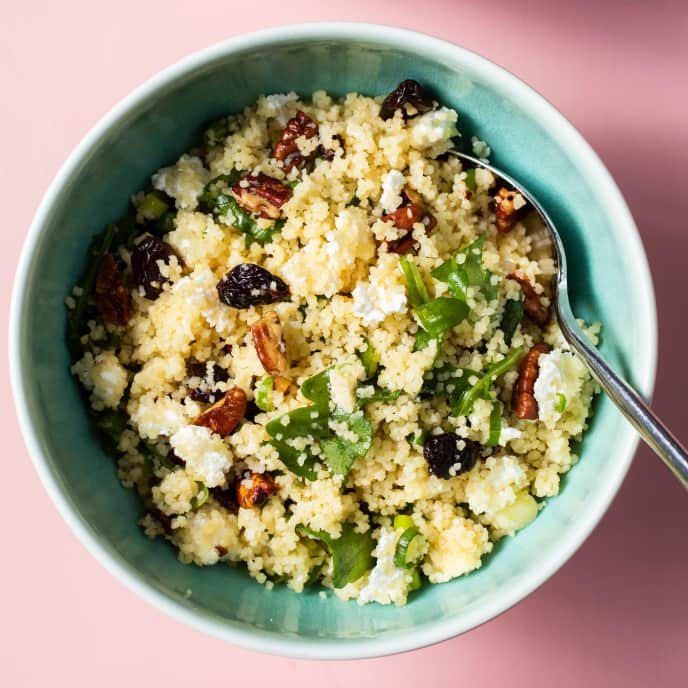 Cherry and Goat Cheese Couscous Salad