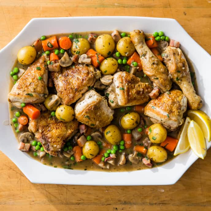 One-Pot Chicken Jardinière | America's Test Kitchen Recipe