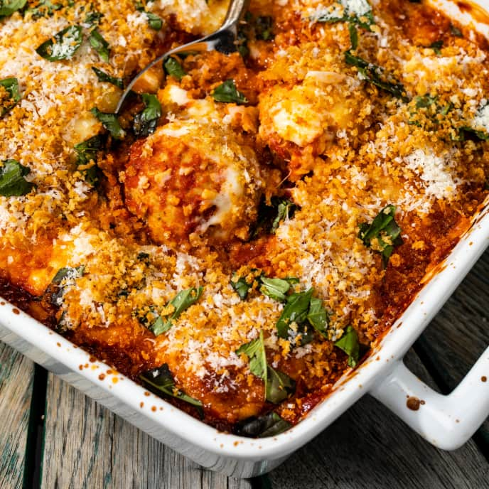 Chicken Parmesan Meatballs