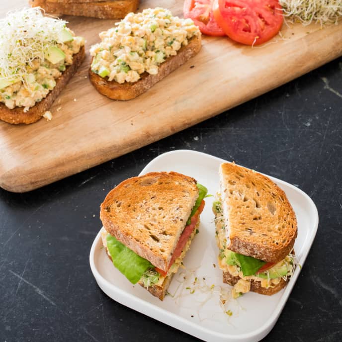 Vegan Chickpea Salad Sandwiches