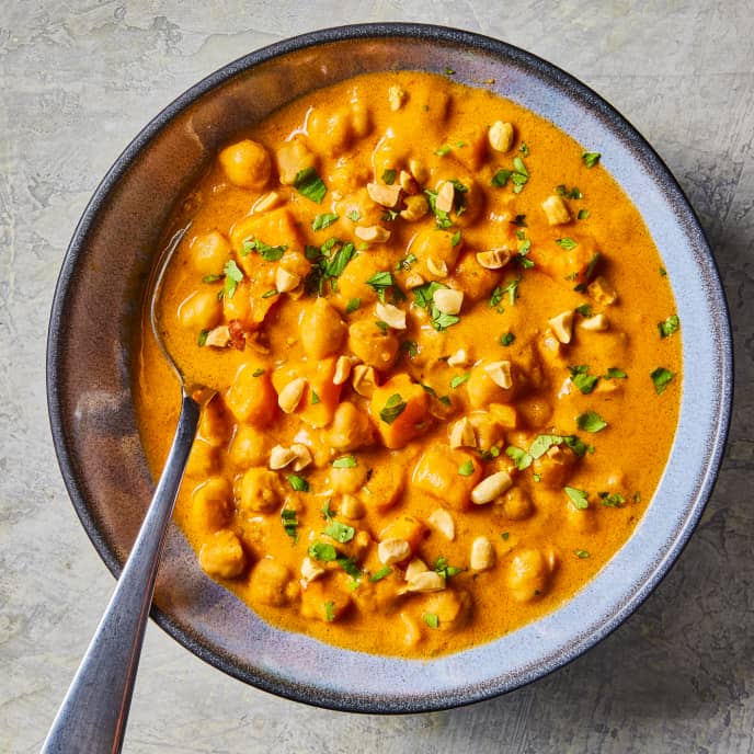 Creamy Chickpea and Sweet Potato Stew