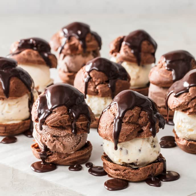 Chocolate Profiteroles