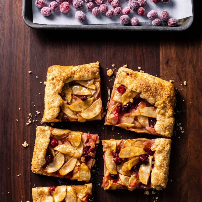 Cranberry-Ginger Apple Tart