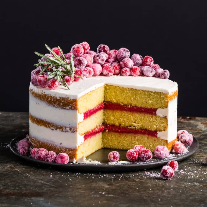 Cranberry-Orange Olive Oil Cake