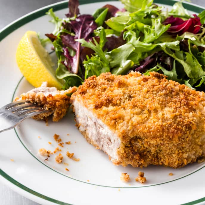 Air Fryer Crispy Breaded Boneless Pork Chops