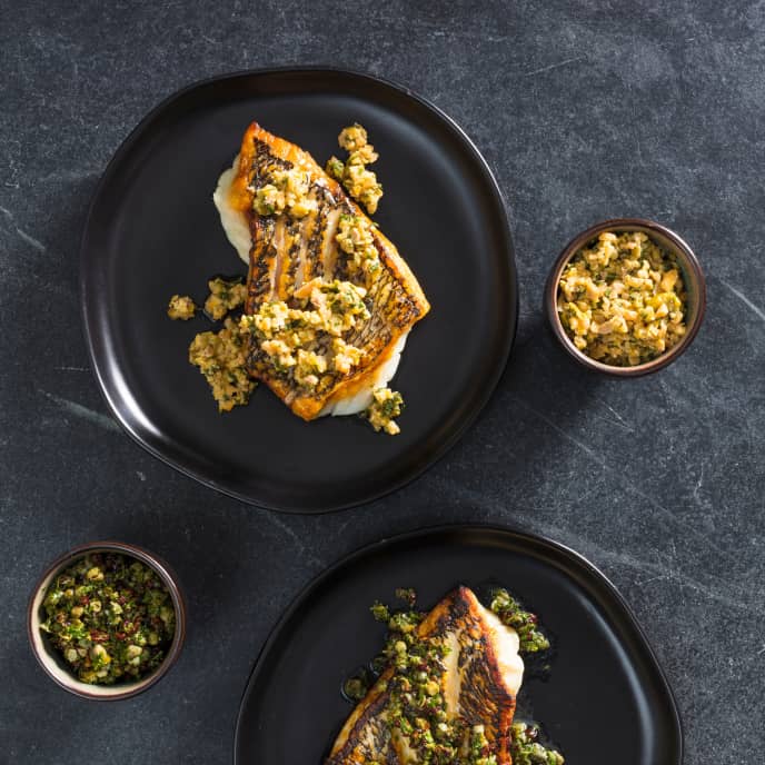 Crispy PanSeared Black Sea Bass America's Test Kitchen Recipe