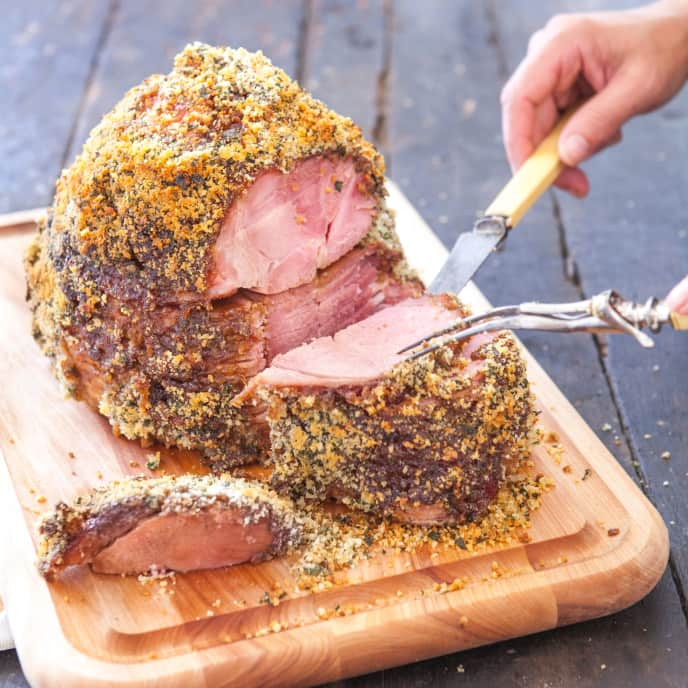 Crumb-Coated Baked Ham