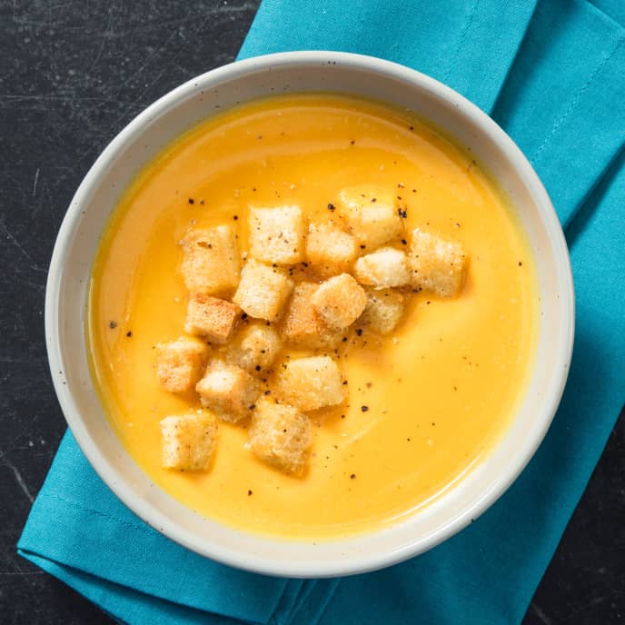 Curried Butternut Squash and Apple Soup