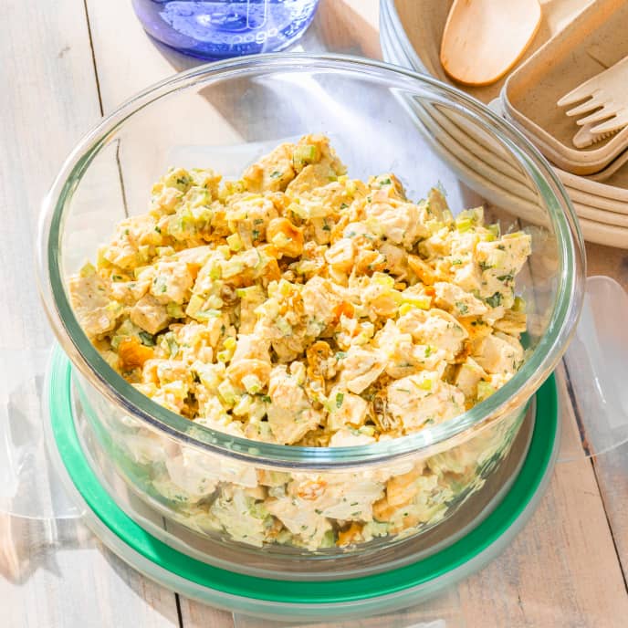 Curried Chicken Salad with Cashews