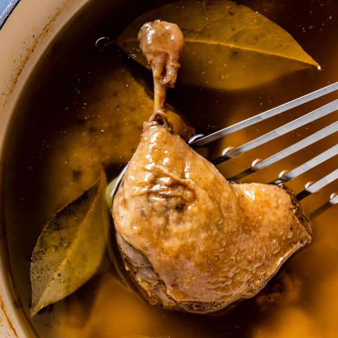 Duck Leg Confit with Orange and Five-Spice