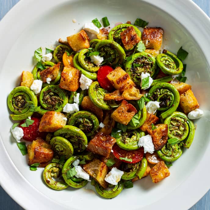 Fiddlehead Panzanella