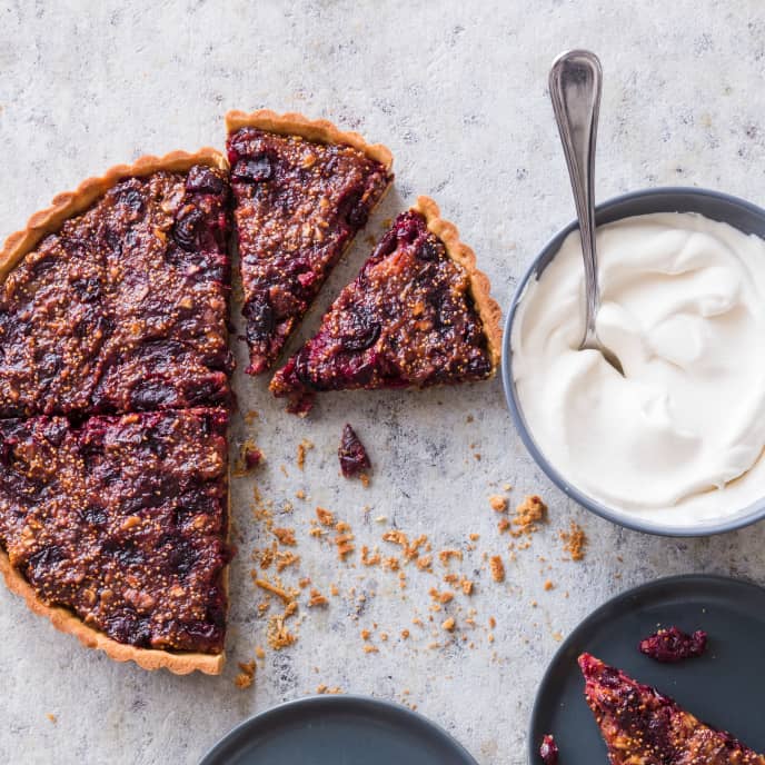 Fig, Cherry, and Walnut Tart America's Test Kitchen Recipe