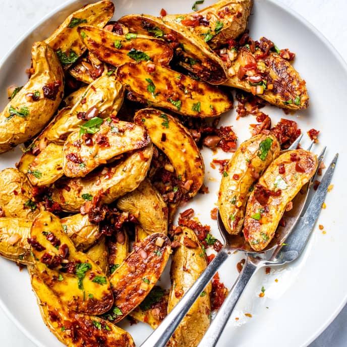 Fingerling Potato Salad with Sun-Dried Tomato Dressing