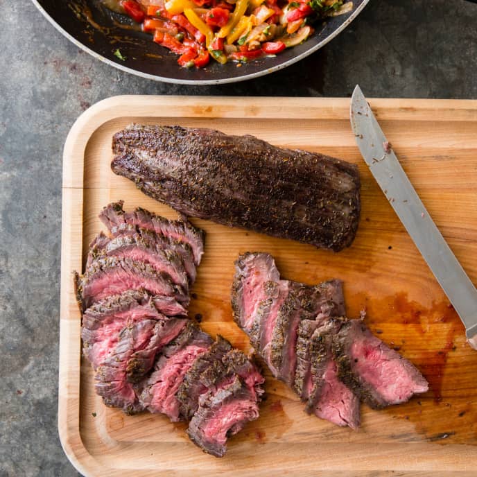 Flank Steak Peperonata