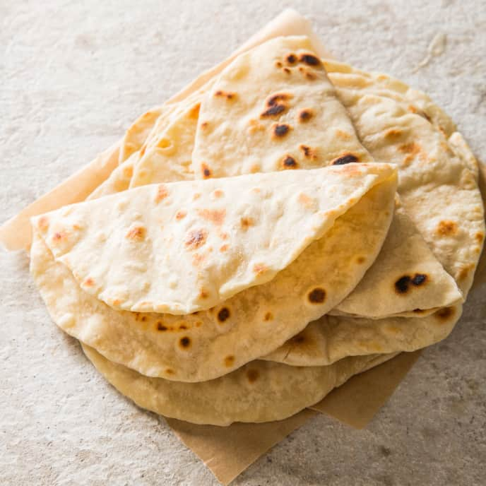 Homemade Taco-Size Flour Tortillas