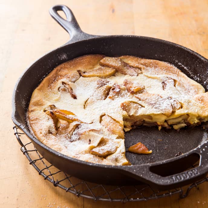 Cast Iron German Apple Pancake