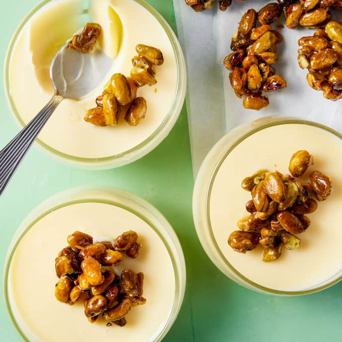 Grapefruit Posset with Candied Pistachios America's Test Kitchen Recipe