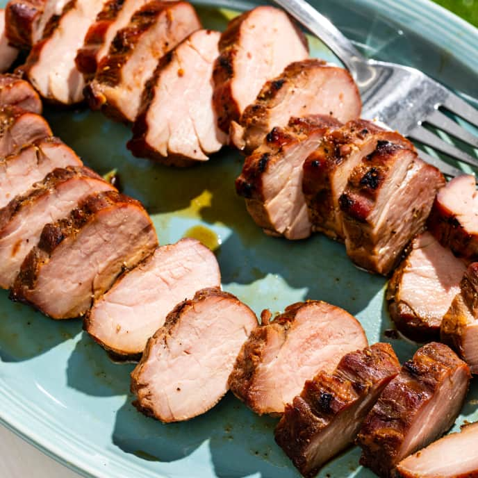 Smoked Bourbon Pork Tenderloin