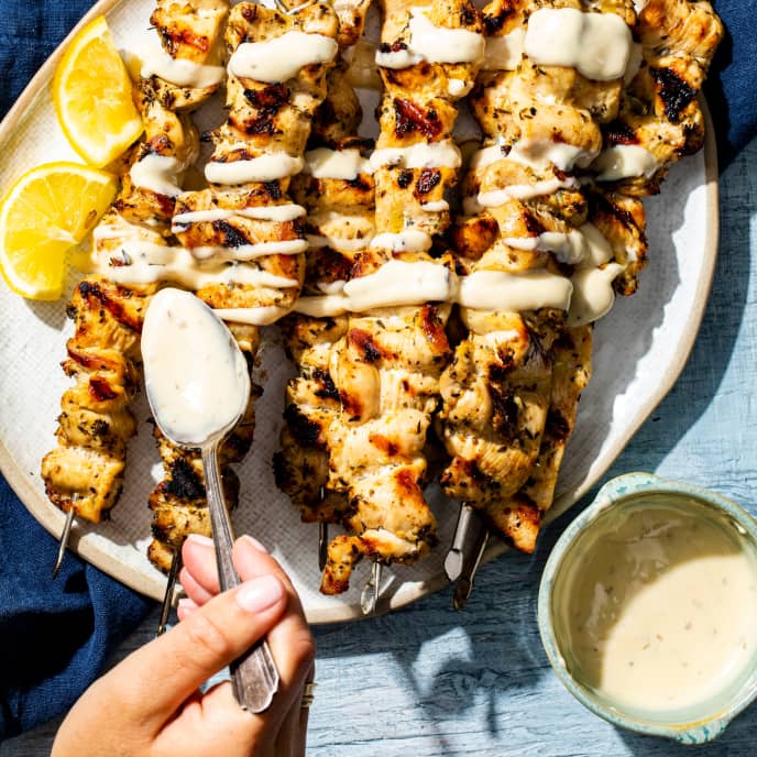 Grilled Chicken Souvlaki