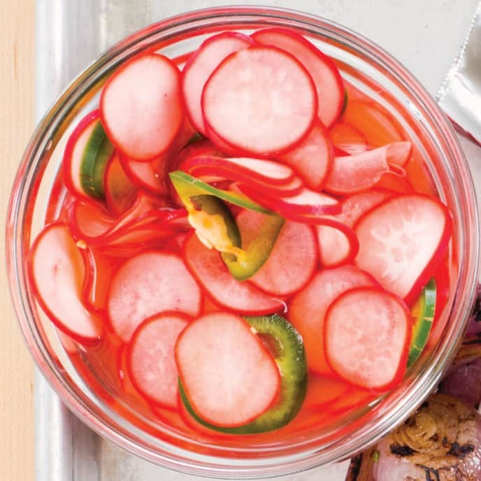 Spicy Pickled Radishes Cook S Illustrated Recipe