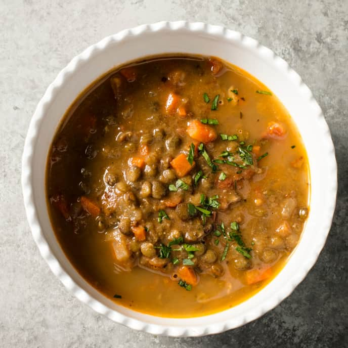 Hearty Lentil Soup | America's Test Kitchen Recipe