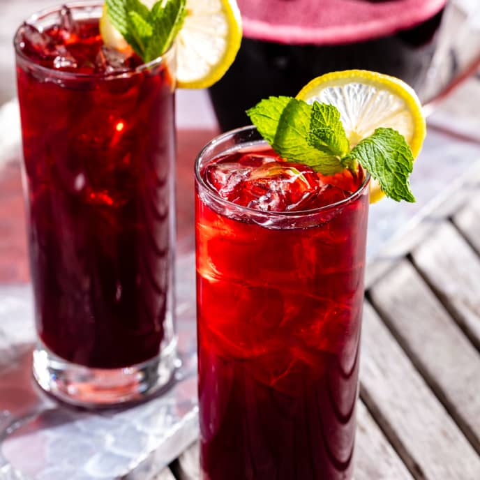 Hibiscus Tea Cocktails