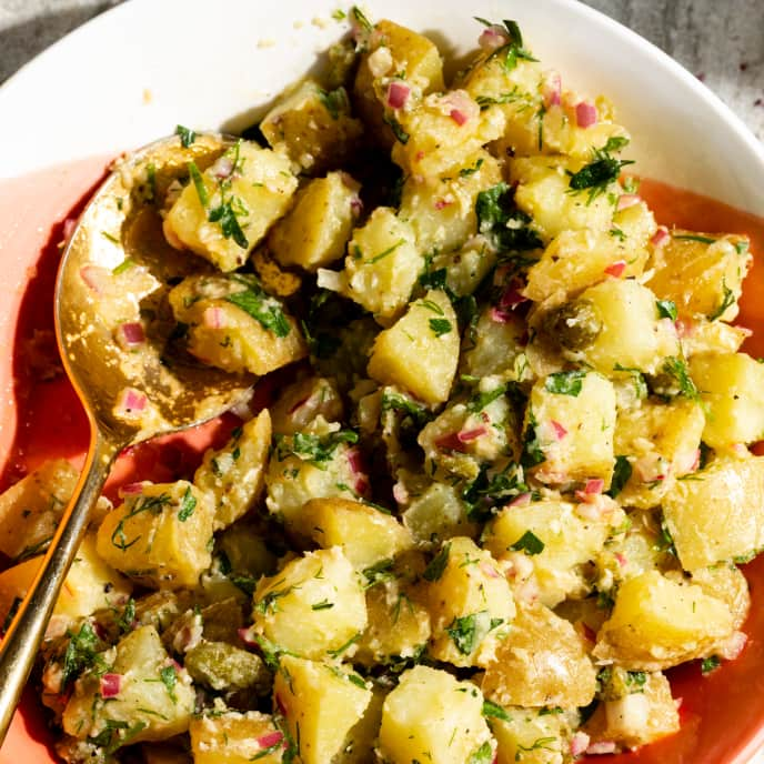 Horseradish and Herb Potato Salad