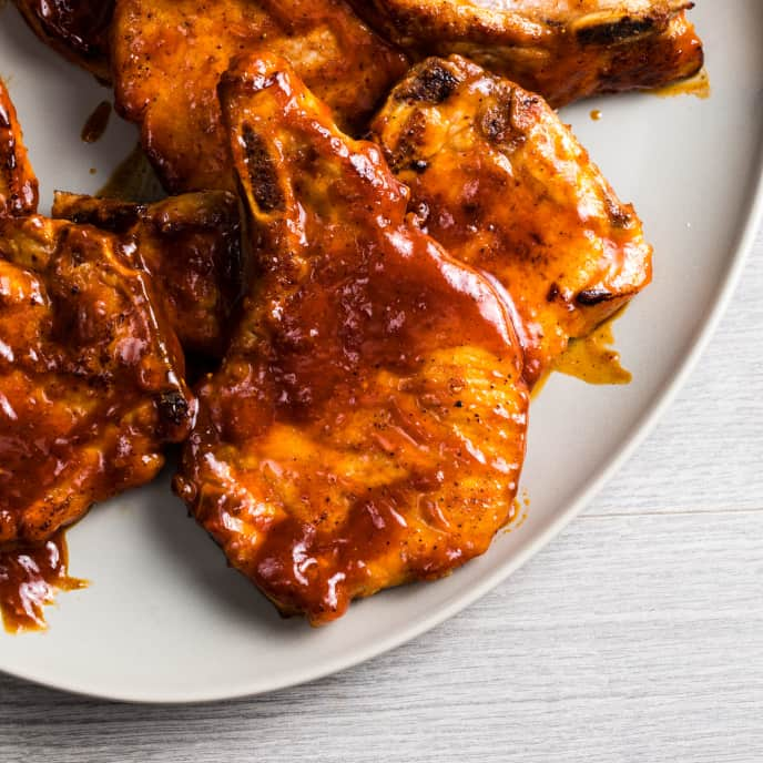 Indoor Barbecue Pork Chops