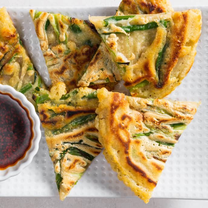 Pajeon (Korean Scallion Pancake) America's Test Kitchen Recipe