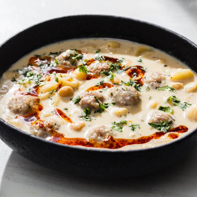 Madzoon ov Kofte (Armenian Yogurt and Meatball Soup) America's Test