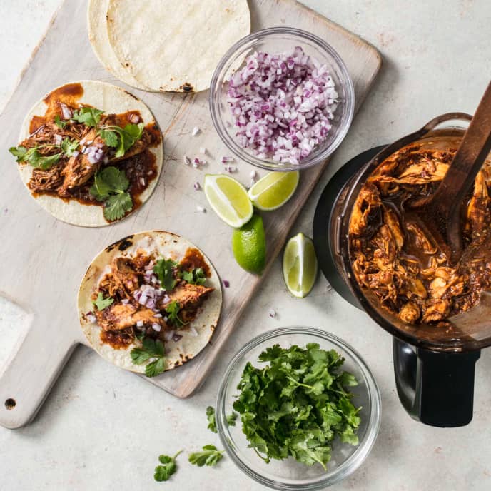 Mole Chicken Tacos for Instant Pot Ace Blender