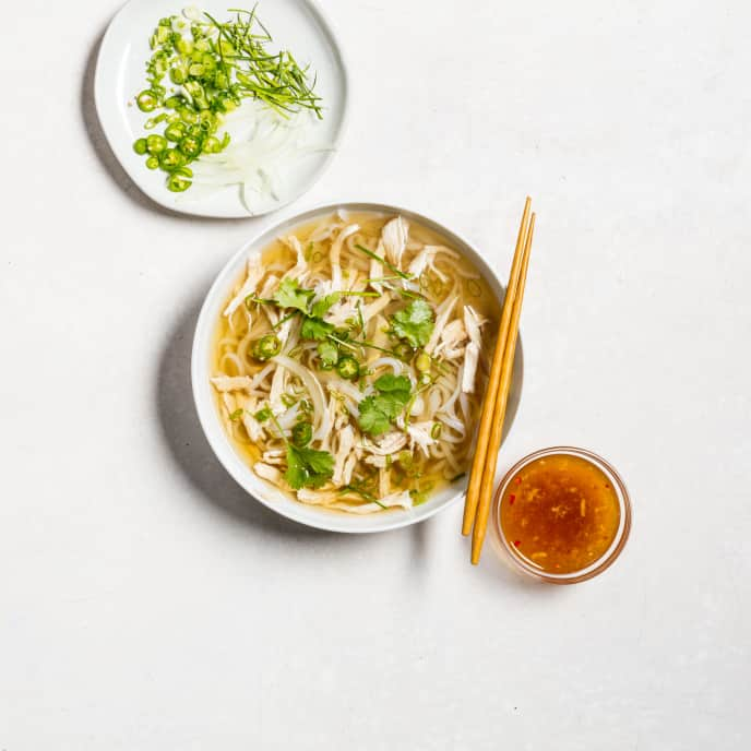 Phở Gà Miền Bắc (Northern Vietnamese-Style Chicken Pho)